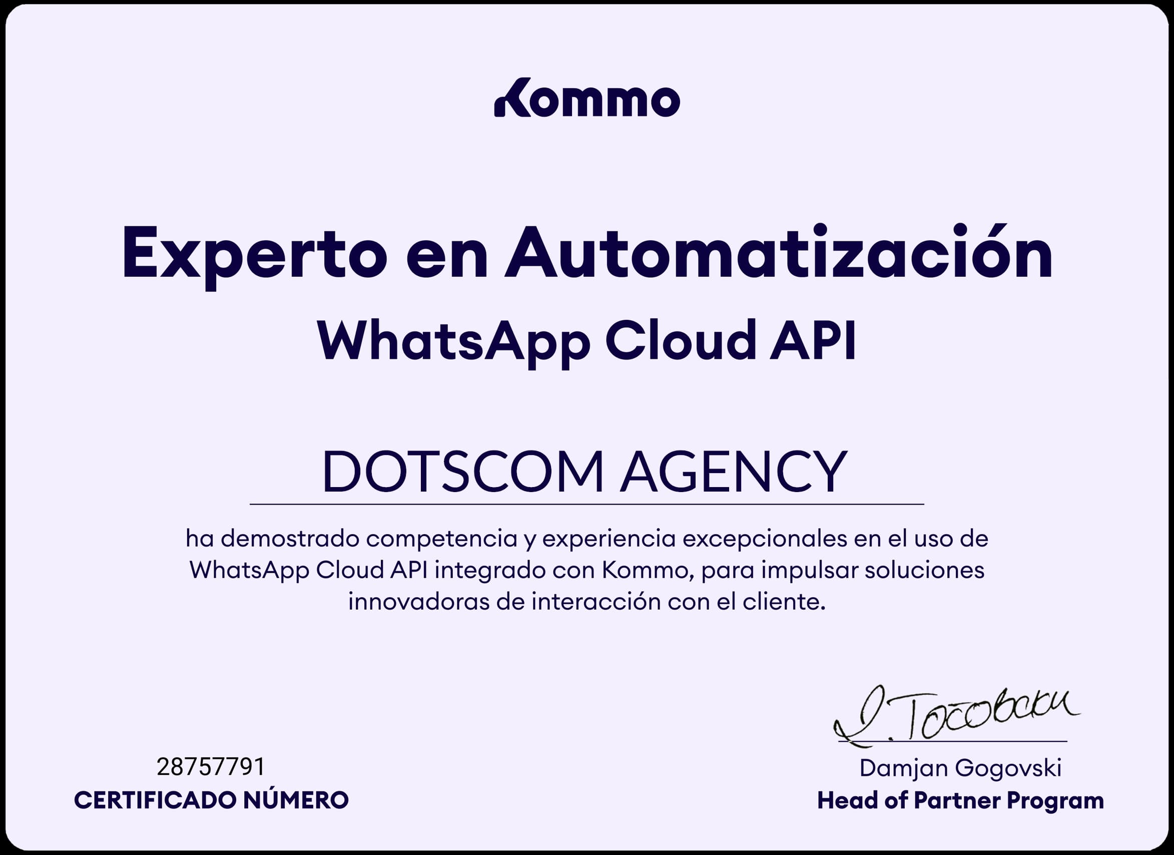 Experto en automatización WhatsApp Cloud API