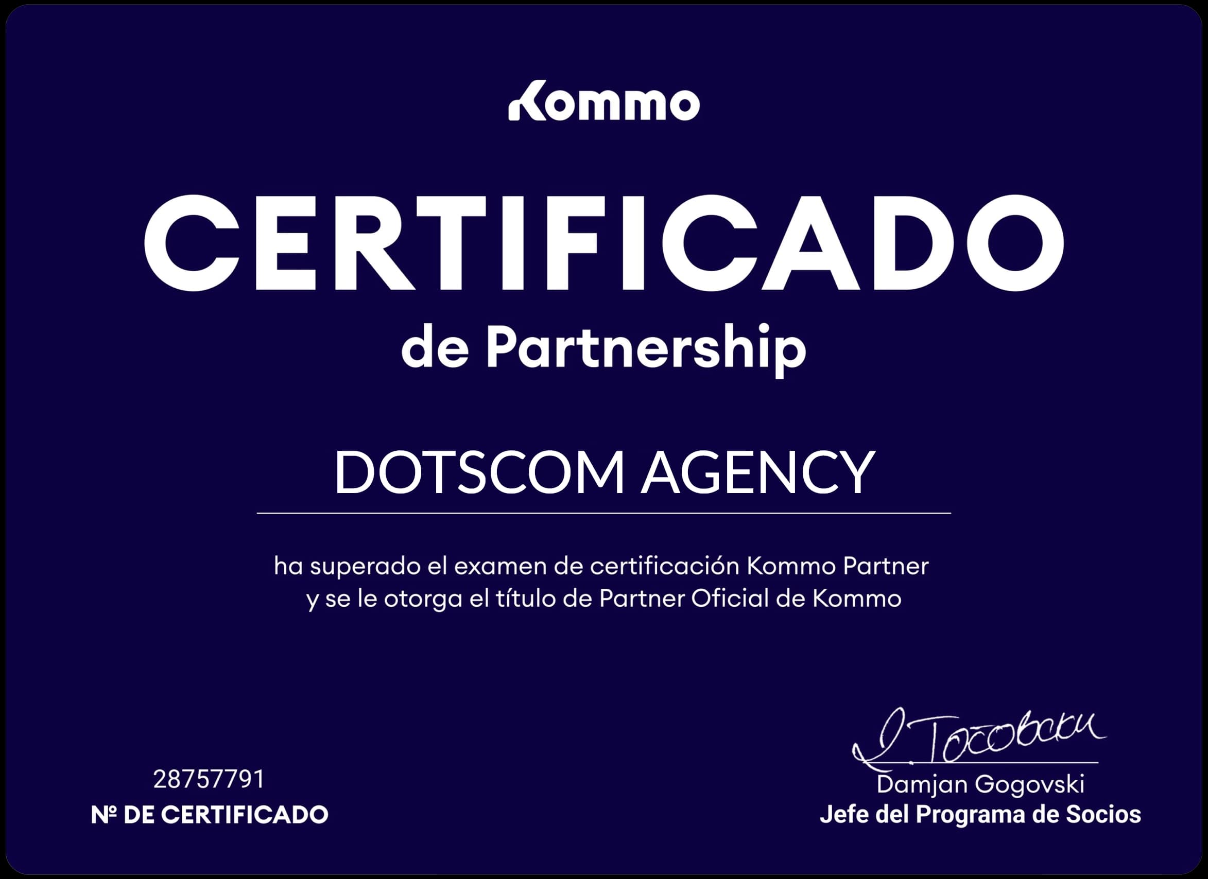 DotsCom Agency · Partnership