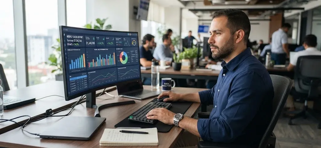 Como criar relatórios de vendas personalizados no Kommo CRM